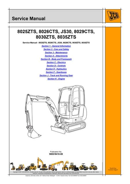 jcb 8035 excavator|jcb 8035 zts manual.